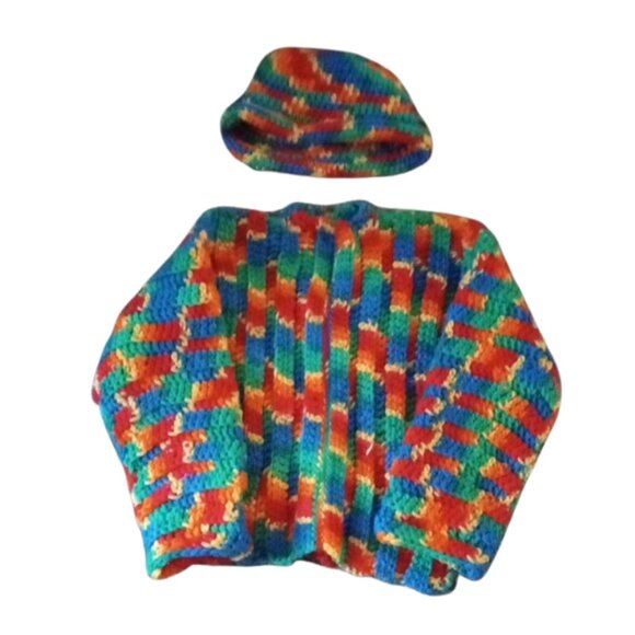 Handmade Sweater & Hat Set - Picture 2 of 6